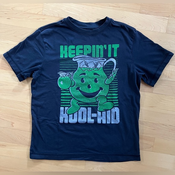 Keepin’ It Kool-Aid Navy T-Shirt in Youth Size Medium - Picture 2 of 8